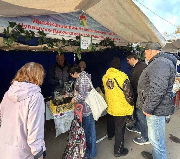Дрожжановцы вновь порадовали жителей Казани своей продукцией