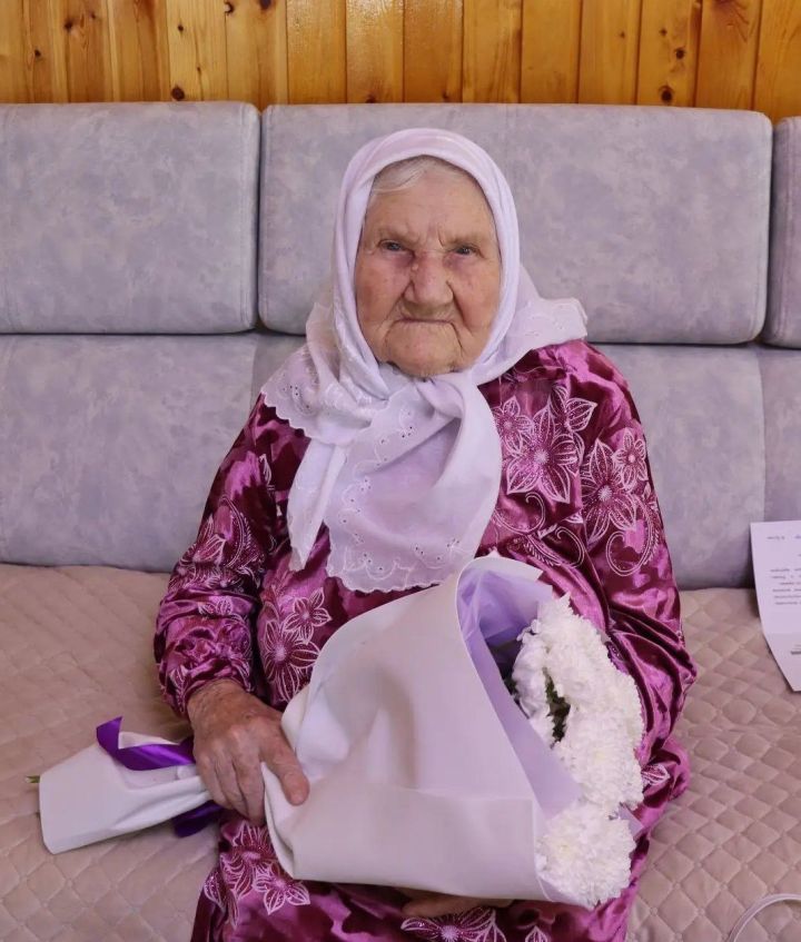 Жительница села Шланга Дрожжановского района РТ отметила с 95-летний юбилей