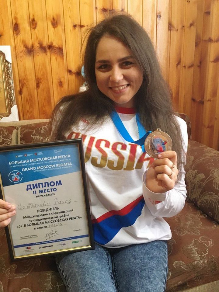 Дрожжановская спортсменка привезла  серебро с Большой Московской регаты
