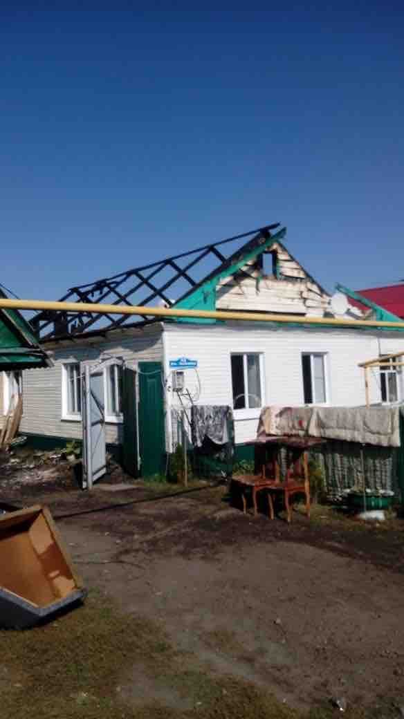 Семья  Шарафутдиновых, у которых  сгорел дом,  просит о помощи
