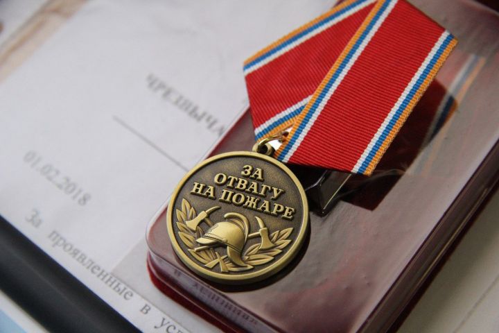 В России появилась медаль «За отвагу на пожаре»
