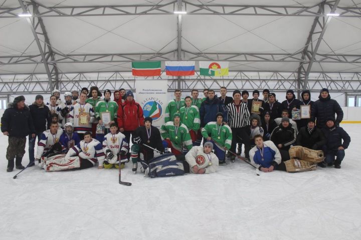 В Дрожжаном на ледовой арене «Алтын Барс» прошел турнир по хоккею на призы клуба «Золотая шайба»&nbsp;