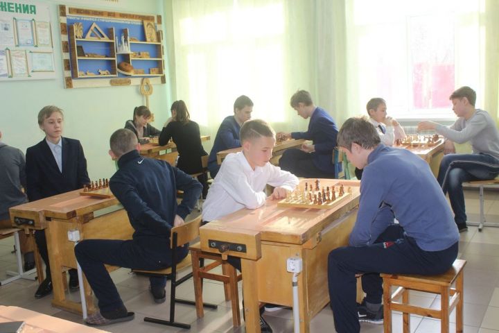 Среди учащихся школ Дрожжановского района прошёл турнир по шахматам