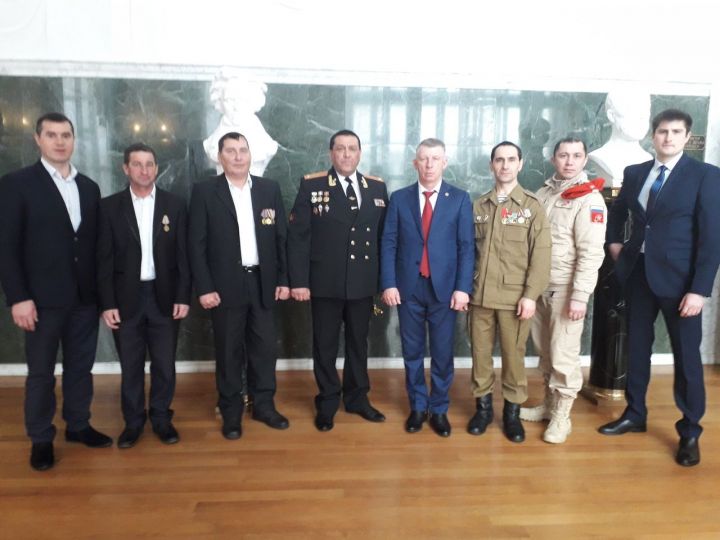 Дрожжановская делегация участвовала на торжестве в честь Дня защитника Отечества в Казани