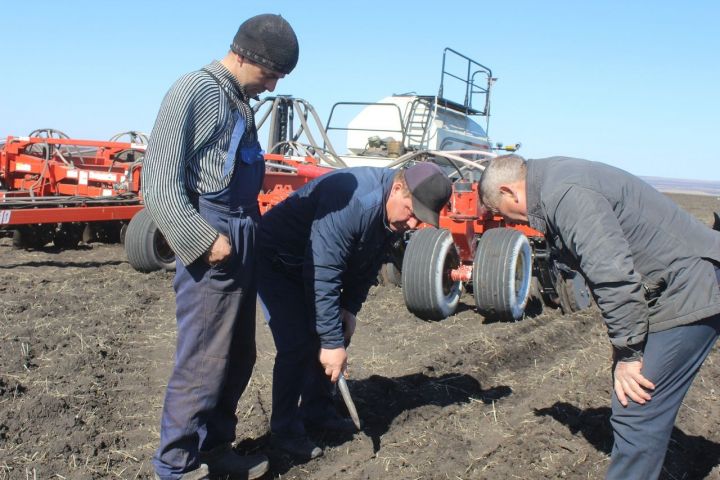 В Дрожжановском районе полевые работы набирают обороты