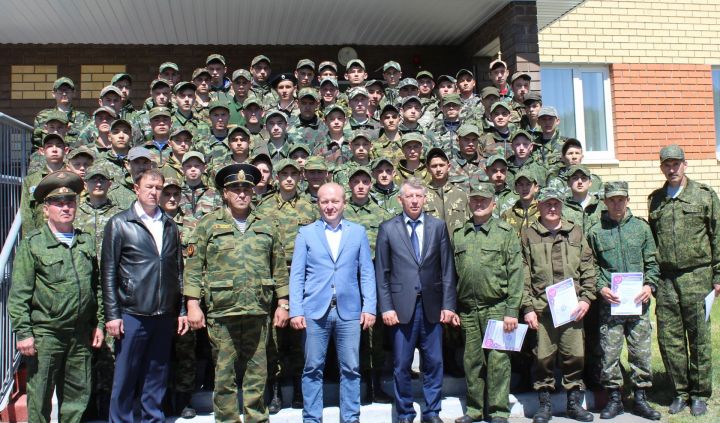 В Дрожжановском лагере «Чайка» прошли военно-полевые сборы