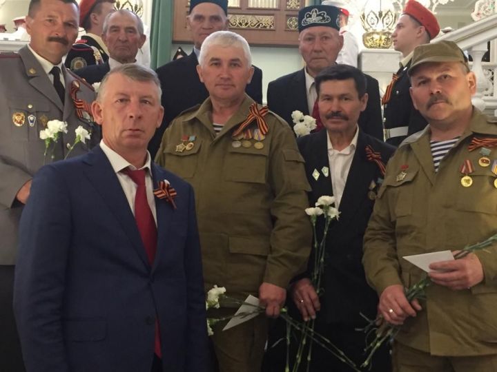 Дрожжановцы участвуют на торжественной встрече с Президентом Республики Татарстан