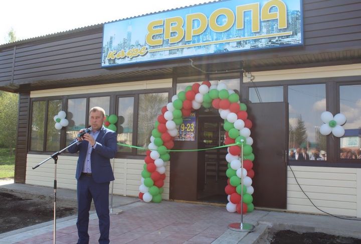 В Дрожжановском  районе открылось кафе "Европа"