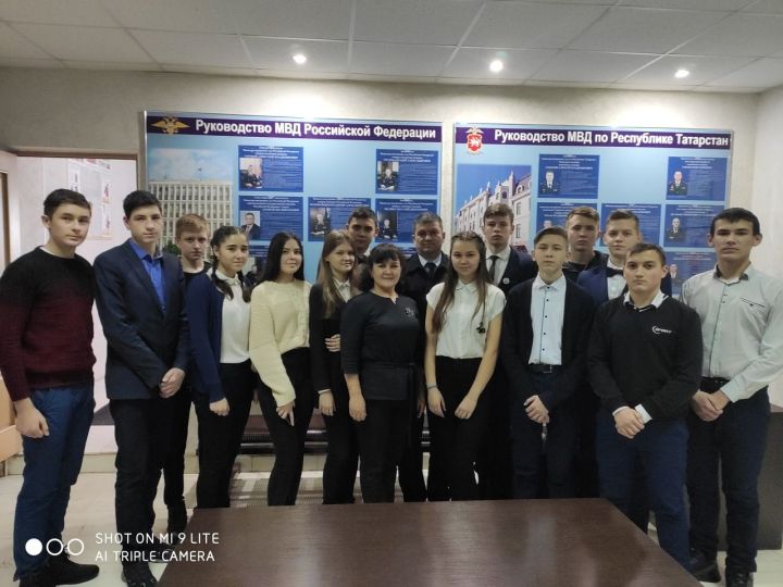В ОМВД по Дрожжановскому району высадился «студенческий десант»