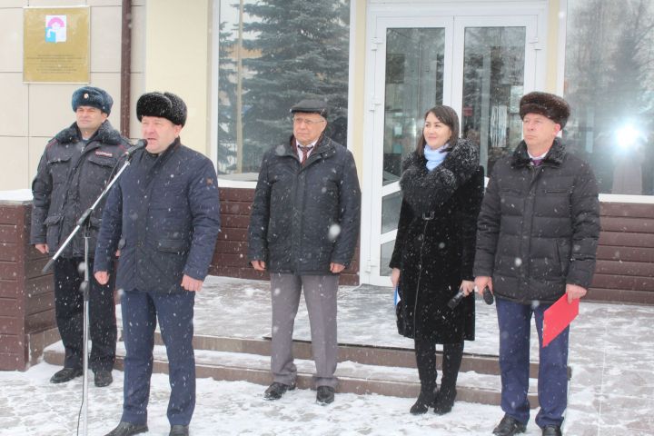 В Дрожжановском районе состоялось поднятие  флага 100-летия ТАССР