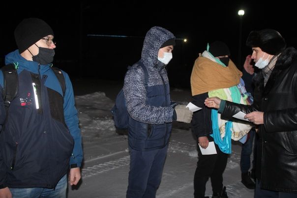В Дрожжановском районе состоялась очередная отправка новобранцев в армию