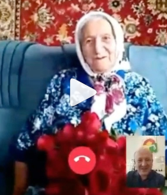 Марат Гафаров поздравил жительницу Дрожжановского района с юбилеем в режиме видеосвязи
