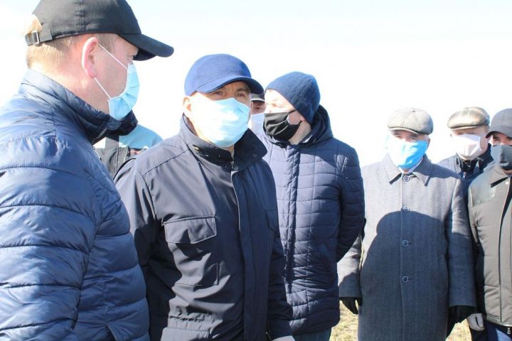 Президент Татарстана посетил Дрожжановский район