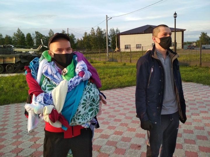 Дрожжановские новобранцы попрощались с родными и знакомыми