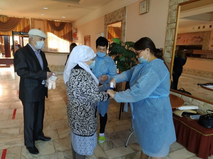 На избирательных участках Дрожжановского района соблюдаются все профилактические меры