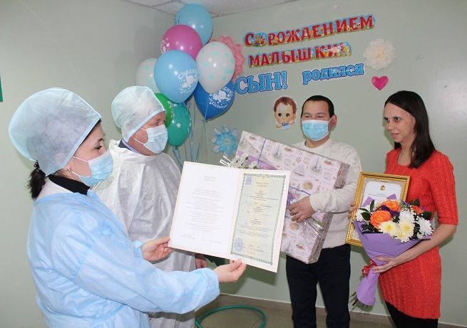 В Дрожжановском районе состоялась торжественная выписка первого ребенка 2021 года