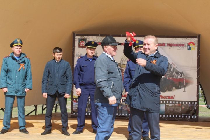 В Дрожжановском районе отметили день пожарной охраны
