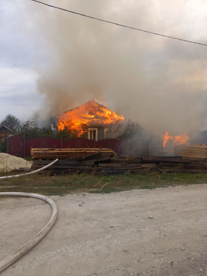 За день в Дрожжановском районе произошло два пожара