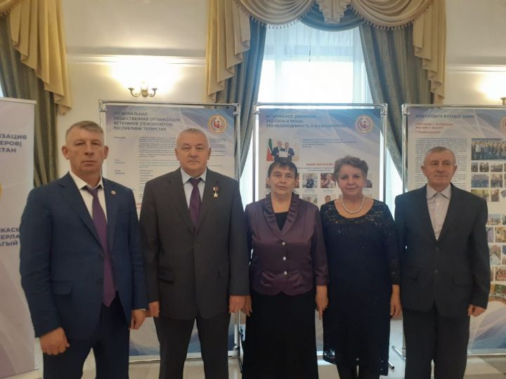 Дрожжановская делегация приняла участие на юбилейном торжестве Общественной организации ветеранов (пенсионеров) РТ