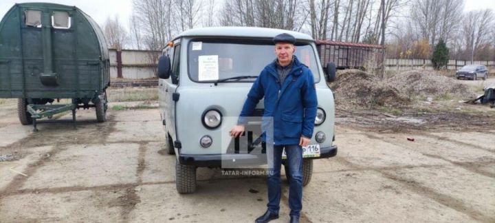 «УАЗик» уедет в батальон «Алга»: друзья из Казани купили, передали его военкомату