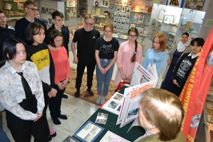 Студенты дрожжановского техникума отраслевых технологий стали участниками акции "Ночь музеев"
