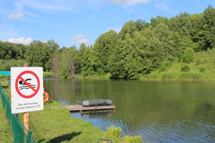 Жителям Дрожжановского района запрещается купаться в водоёмах
