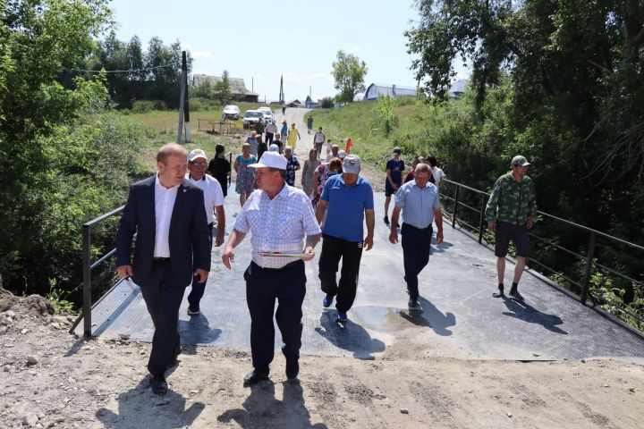 Городище авылы халкы яңа күперле булды