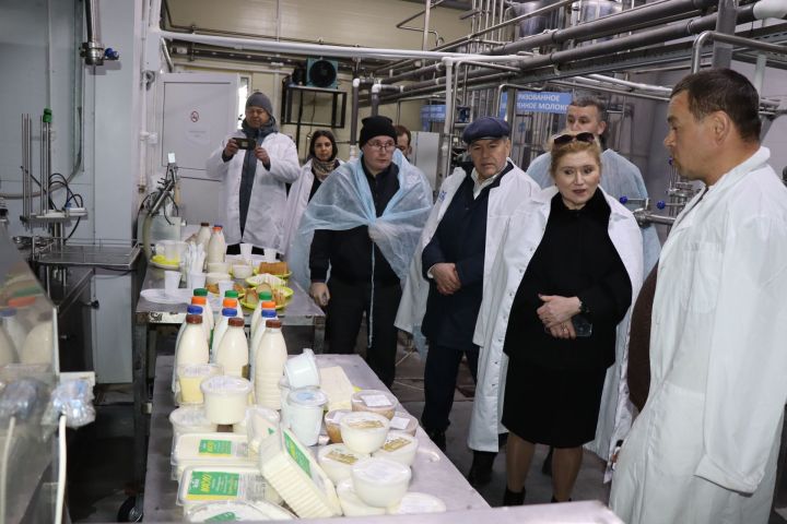 Чүпрәлегә Татарстан Республикасы икътисад һәм авыл хуҗалыгы һәм азык-төлек министрлыкларыннан эшче төркем килде