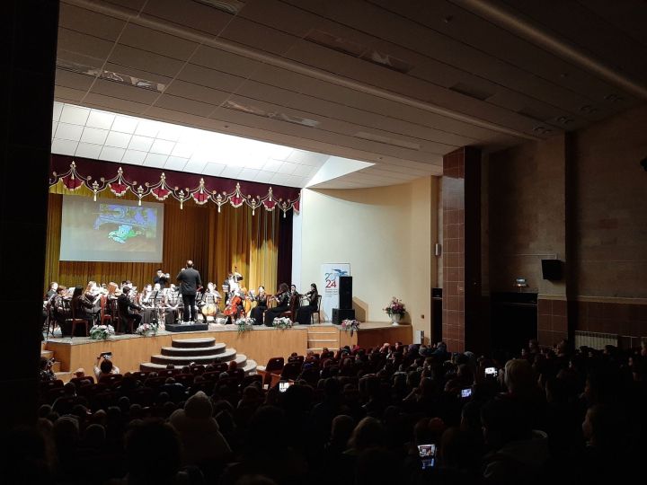 В Дрожжановском районе был организован концерт оркестра Татарского театра имени Камала