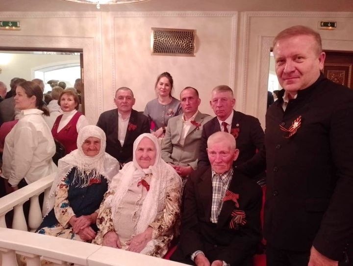 Труженики тыла Дрожжановского района РТ приняли участие на торжественном мероприятии ко Дню Победы