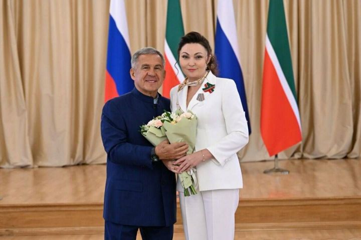 Медаль «За доблестный труд» вручена ведущей «Tatarstan Today»