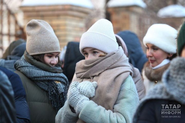 В Дрожжановском районе ожидается понижение температуры воздуха до −25..-27˚