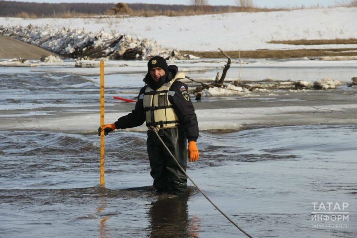 В Татарстане за сутки уровень воды в реках поднялся до 25 сантиметров