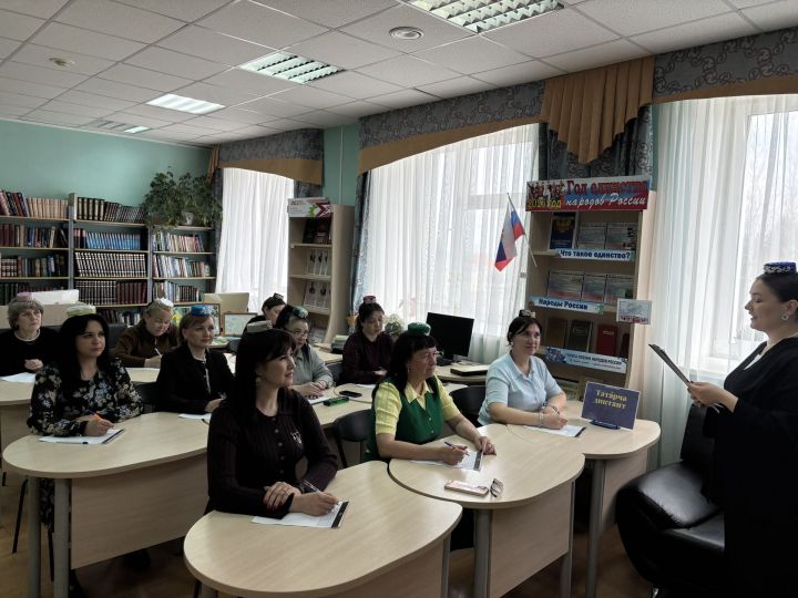Дрожжановцы написали “Татарча диктант” в центральной библиотеке района