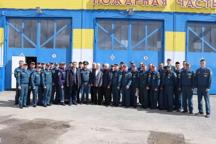 В Дрожжановском районе РТ отметили день пожарной охраны