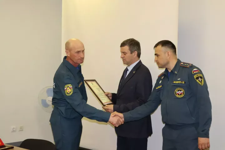 В Дрожжановском районе РТ отметили день пожарной охраны