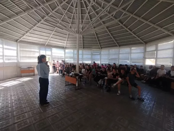В ДОЛ «Чайка» Дрожжановского района РТ специалист-инспектор провела встречу с отдыхающими детьми