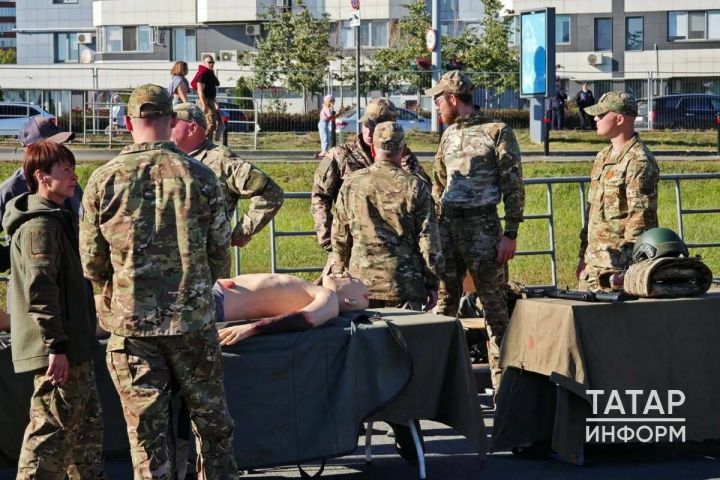 На выставке у центра «Казан» представили тактическую медицину и управление БПЛА