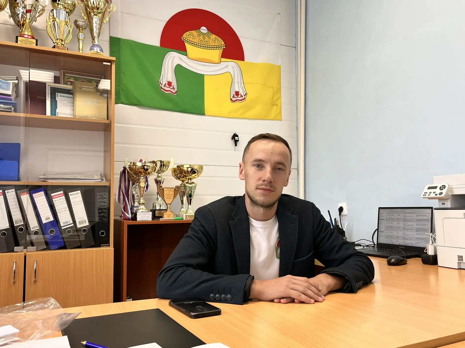 Руководитель ДЮСШ Ильнур Хуснутдинов