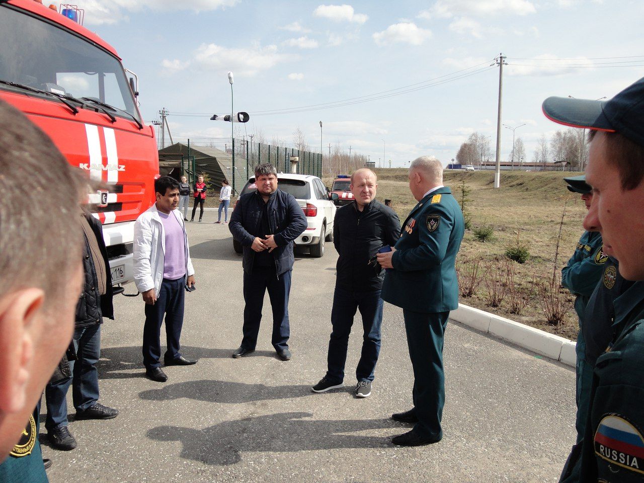 Дрожжановские пожарные отмечают профессиональный праздник