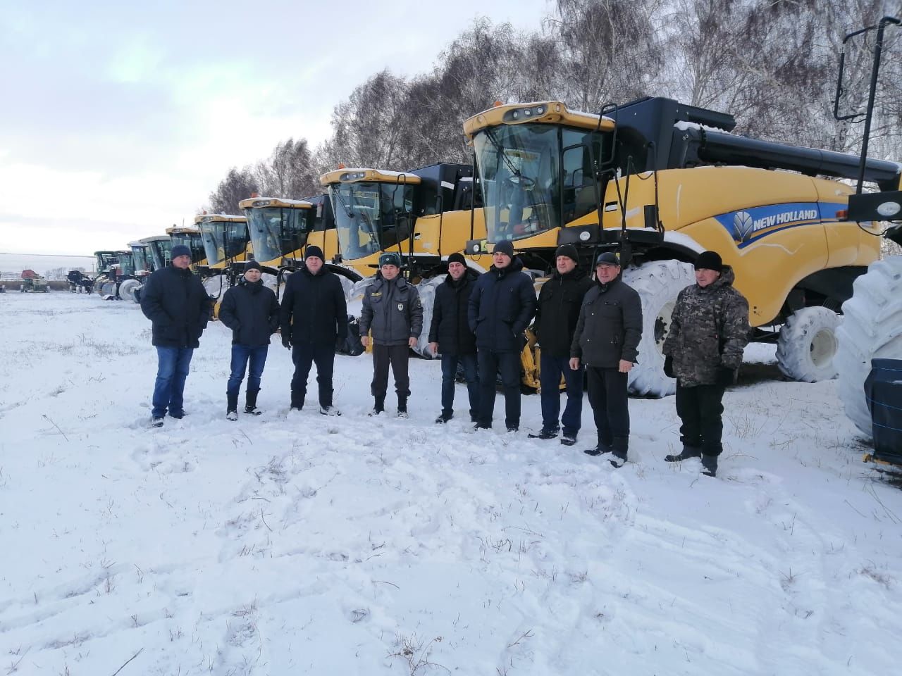 В Дрожжановском районе технику поставили на зимнее хранение