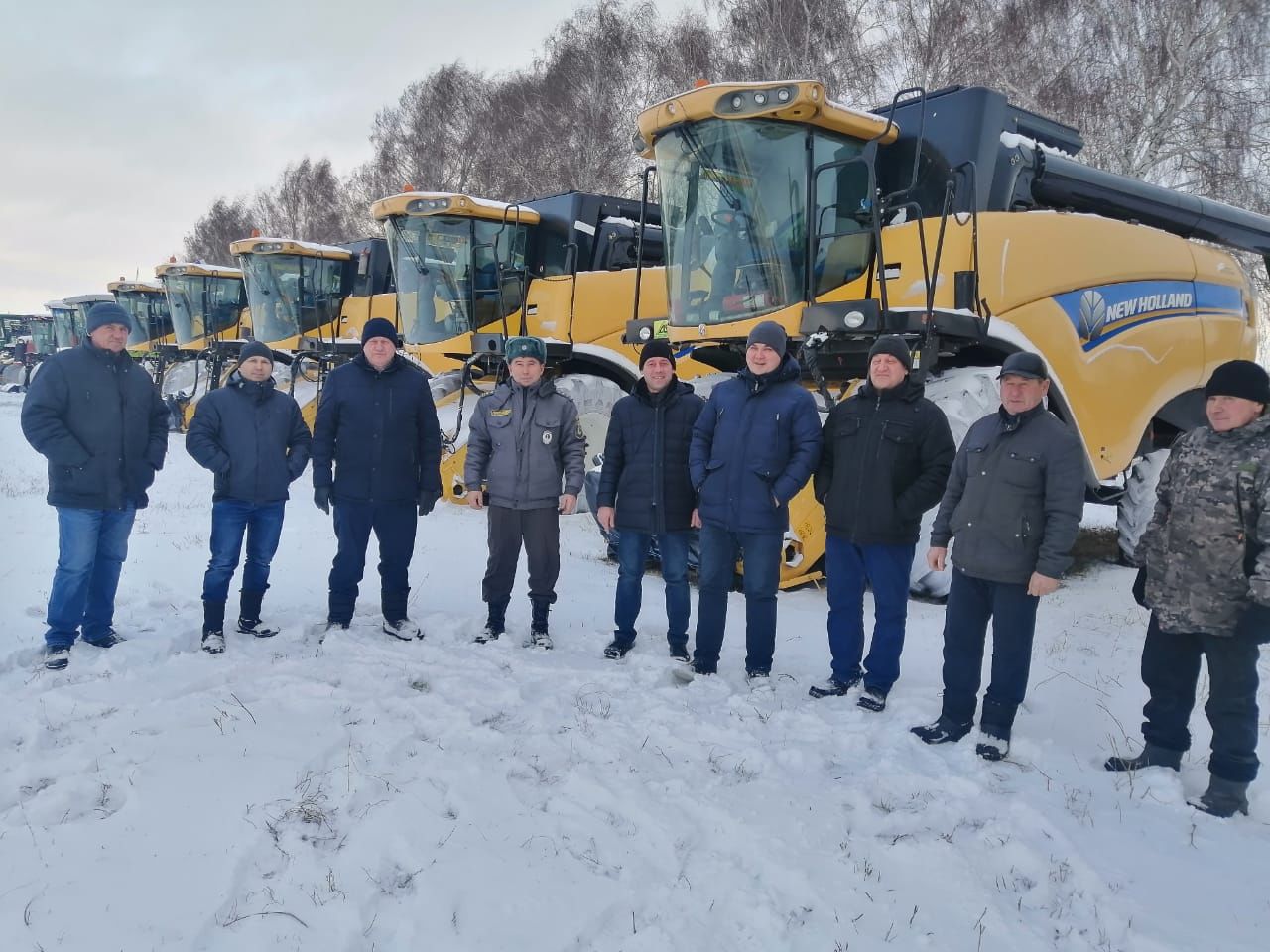 В Дрожжановском районе технику поставили на зимнее хранение