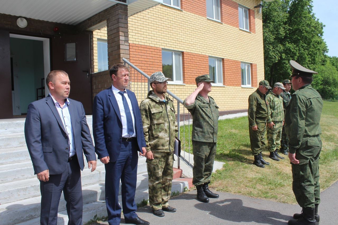 В лагере “Чайка” Дрожжановского района состоялось закрытие военно-полевых сборов