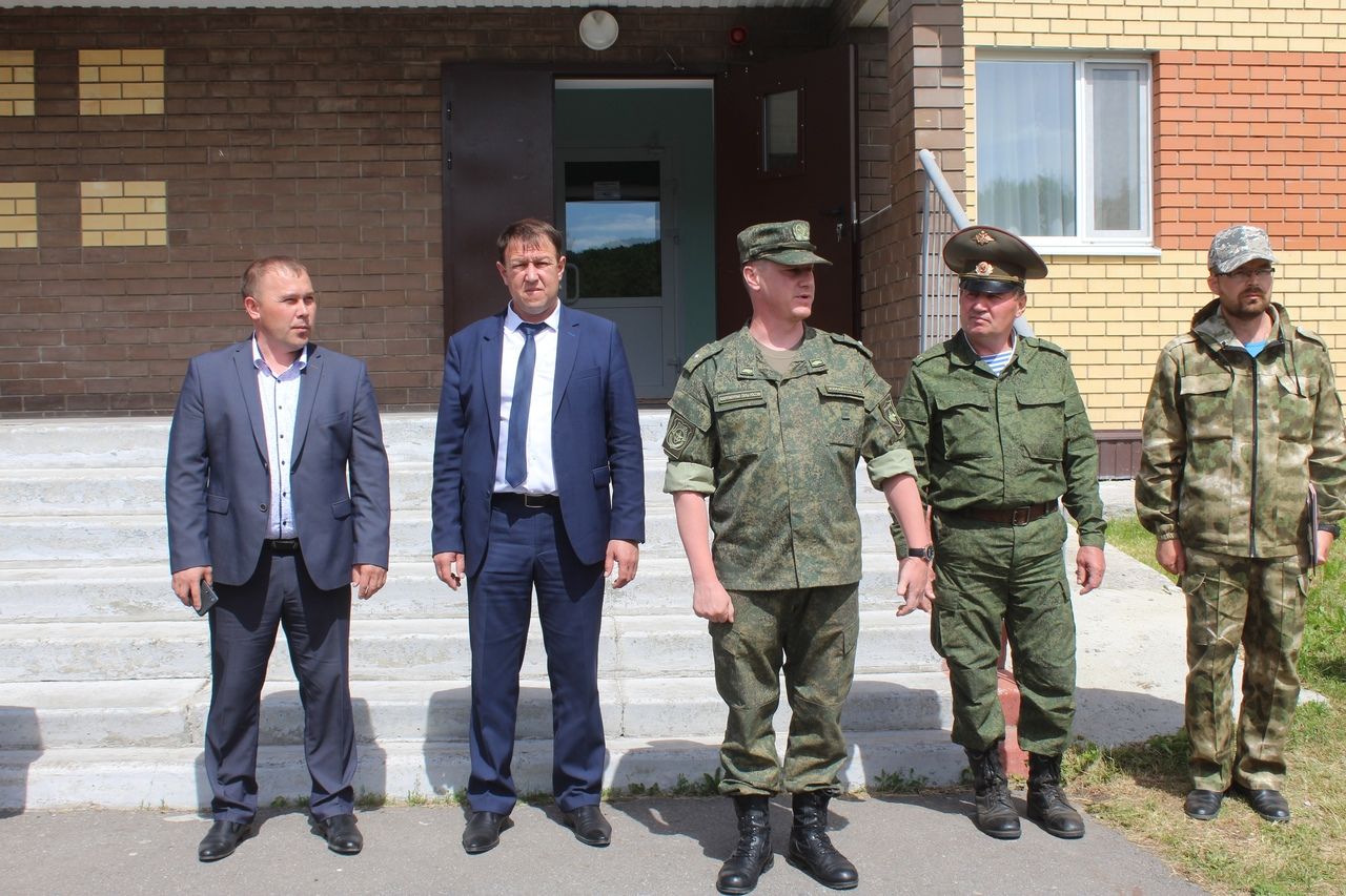 В лагере “Чайка” Дрожжановского района состоялось закрытие военно-полевых сборов