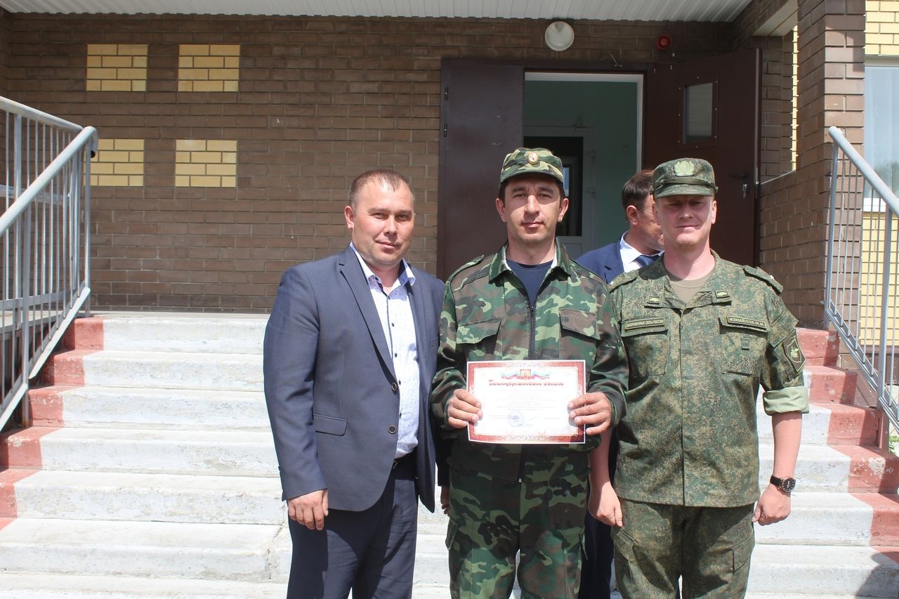 В лагере “Чайка” Дрожжановского района состоялось закрытие военно-полевых сборов