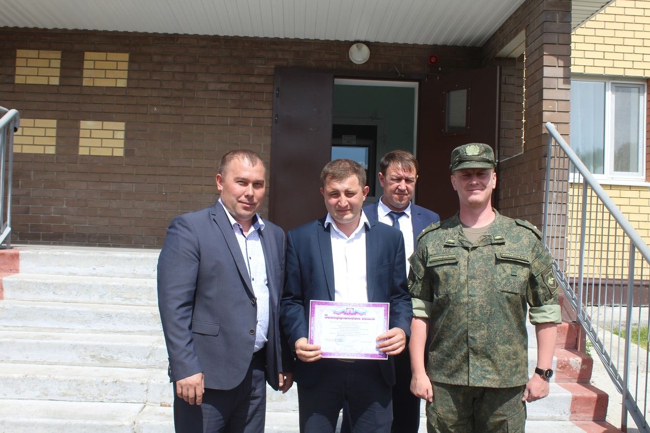 В лагере “Чайка” Дрожжановского района состоялось закрытие военно-полевых сборов