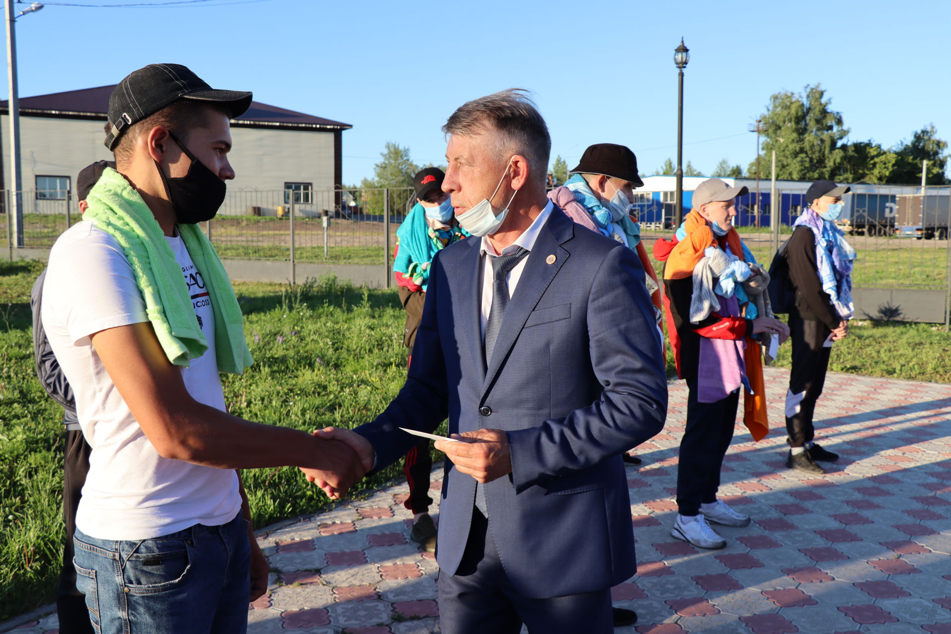 В Дрожжановском районе проводили ребят в армию