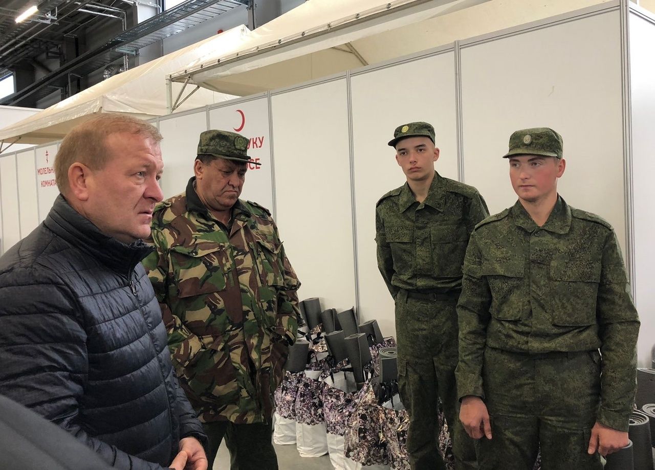 В гости к мобилизованным приехала делегация из Дрожжановского района