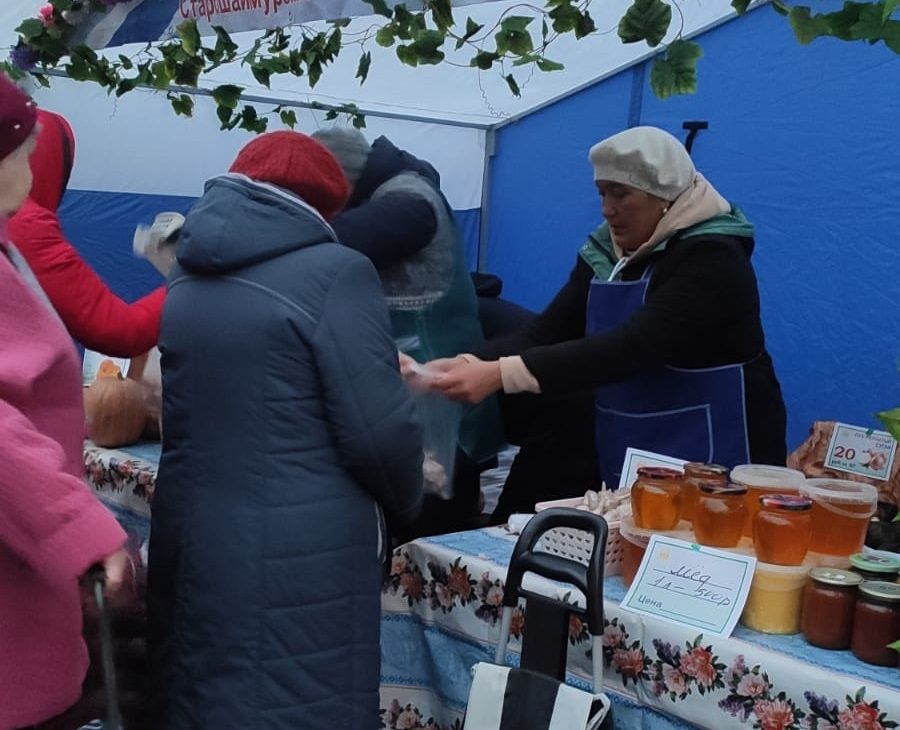Дрожжановцы представили сельхозпродукцию на традиционной ярмарке в Казани