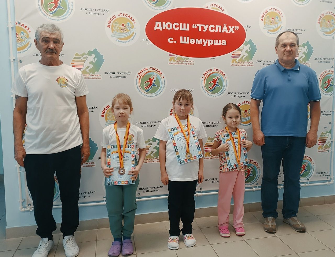 Юные пловцы Дрожжановского района заняли призовые места  в Шемуршинском районе